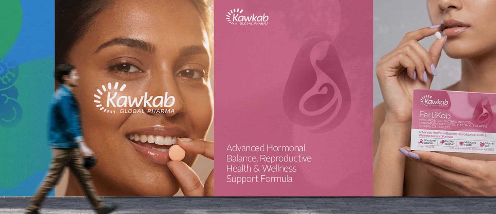 Marketing banner ad with product and lifestyle photography