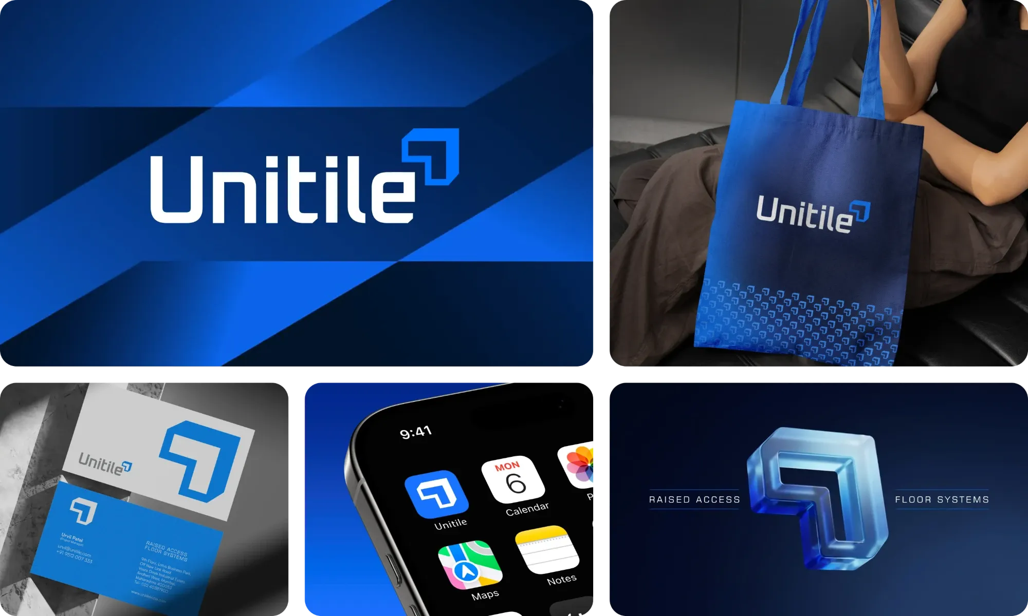 Unitile brand identity board